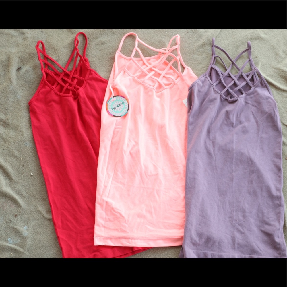 Women’s Criss Cross Tank top 3 sold together